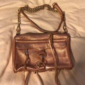 Rebecca Minkoff Mini MAC Bag Rose Gold