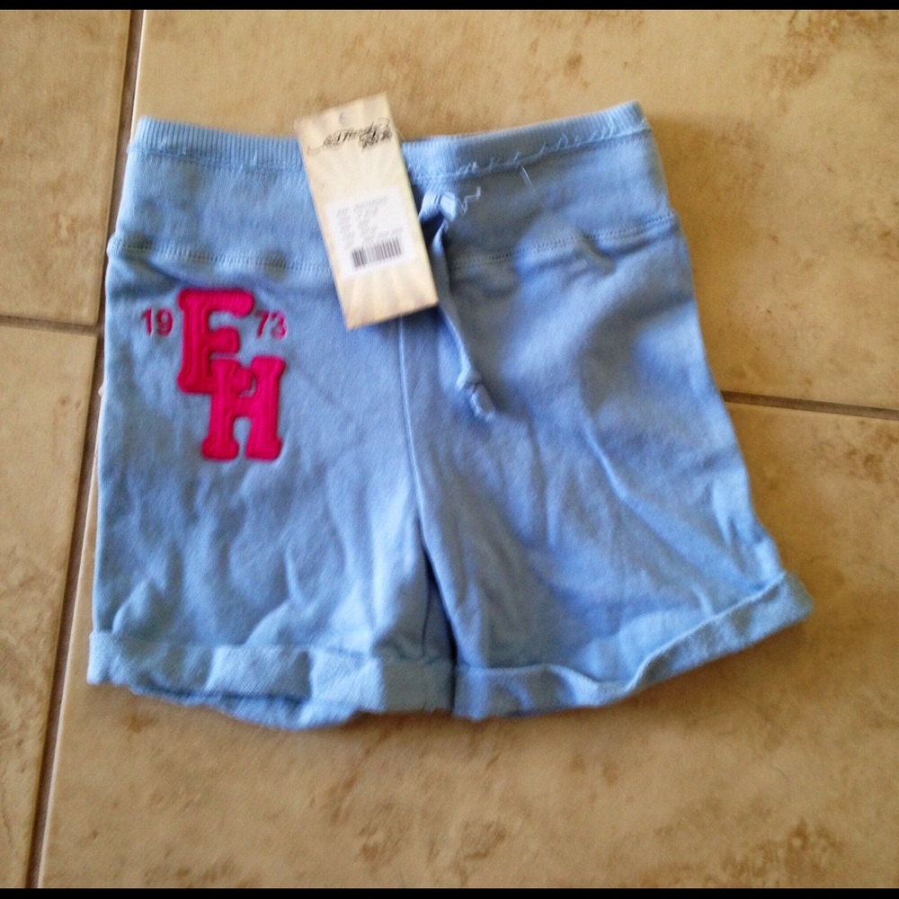 NWT Ed Hardy Kids Light Blue Shorts Sz 6/6x