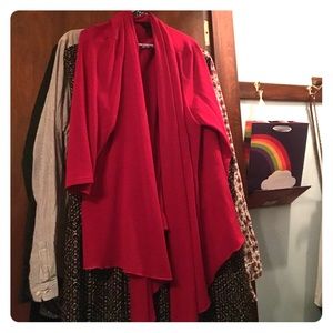 Torrid Red Cardigan