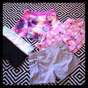 Set of Four Girls Skirts | Skorts | Shorts