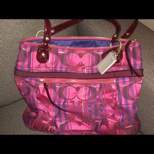 Multi-Color Coach tote *Authentic*