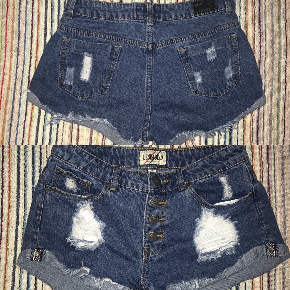 High waisted shorts