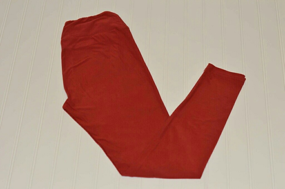 Lularoe OS Burgundy Leggings