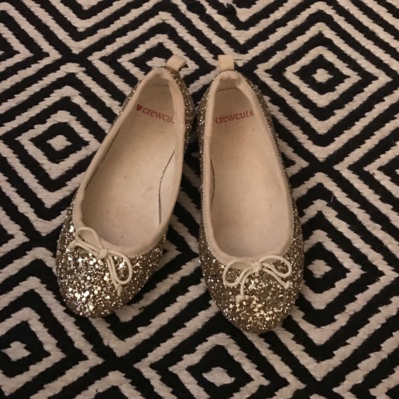 J. Crew Gold Glitter Shoes - Picture 2 of 4