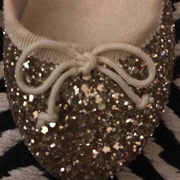 J. Crew Gold Glitter Shoes - Picture 3 of 4