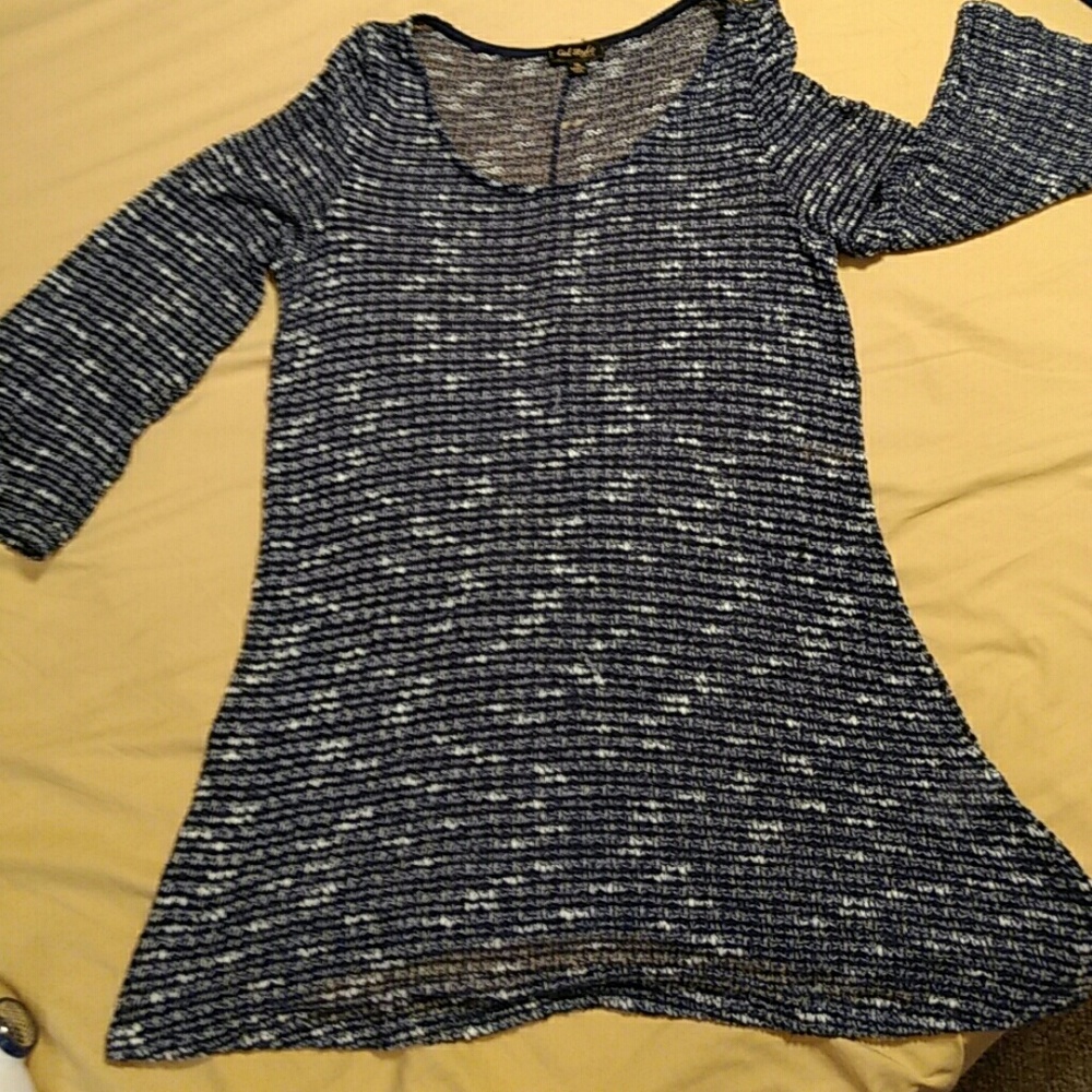 Ladies knit sweater rayon polyester spandex