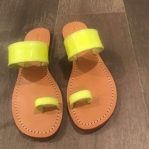 Neon Trina Turk New in box sandals Ibiza