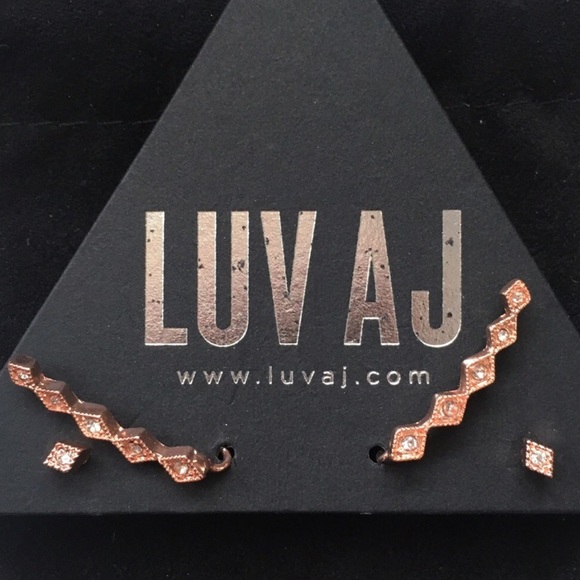 LUV AJ Diamond Kite Crawler Stud Set - Picture 4 of 7