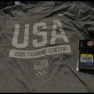 Nike gray Olympic training shirt
