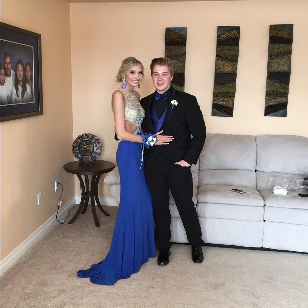 Blue Prom Dress