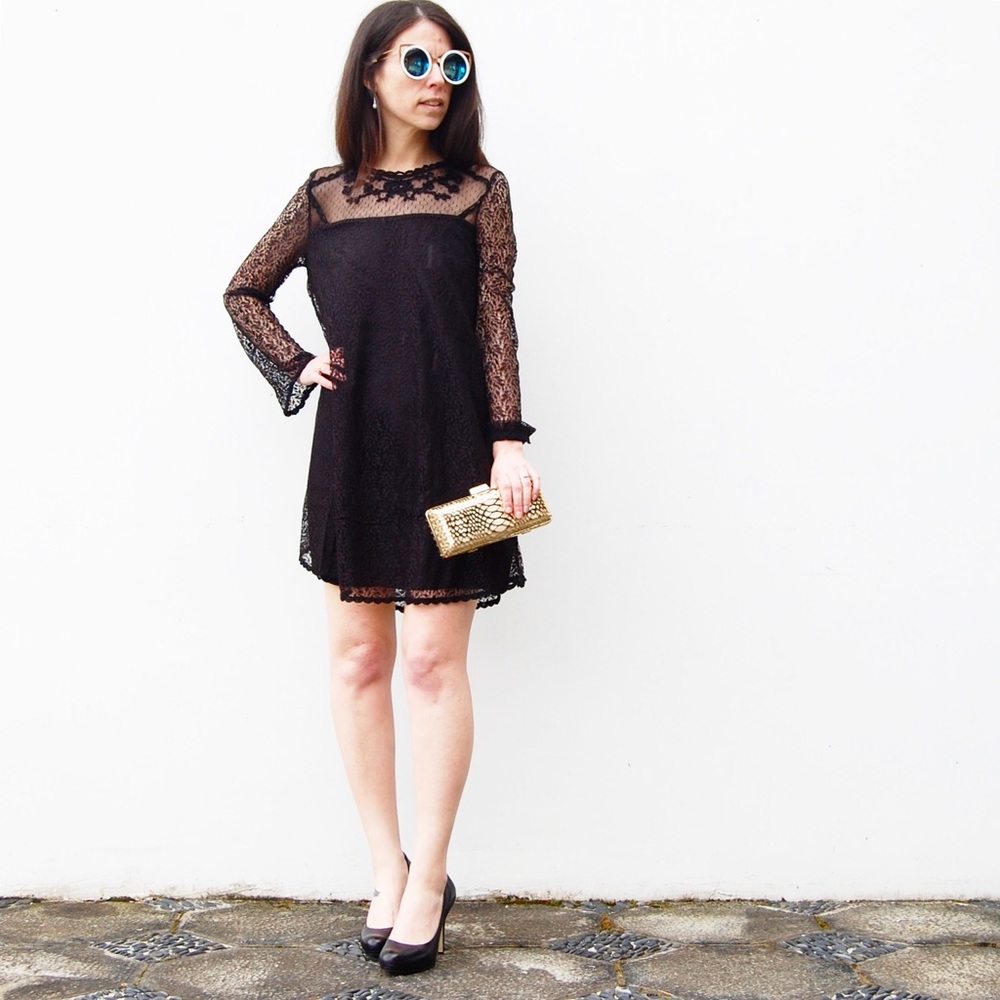 Bixby Creek Black Lace Dress - Picture 5 of 8