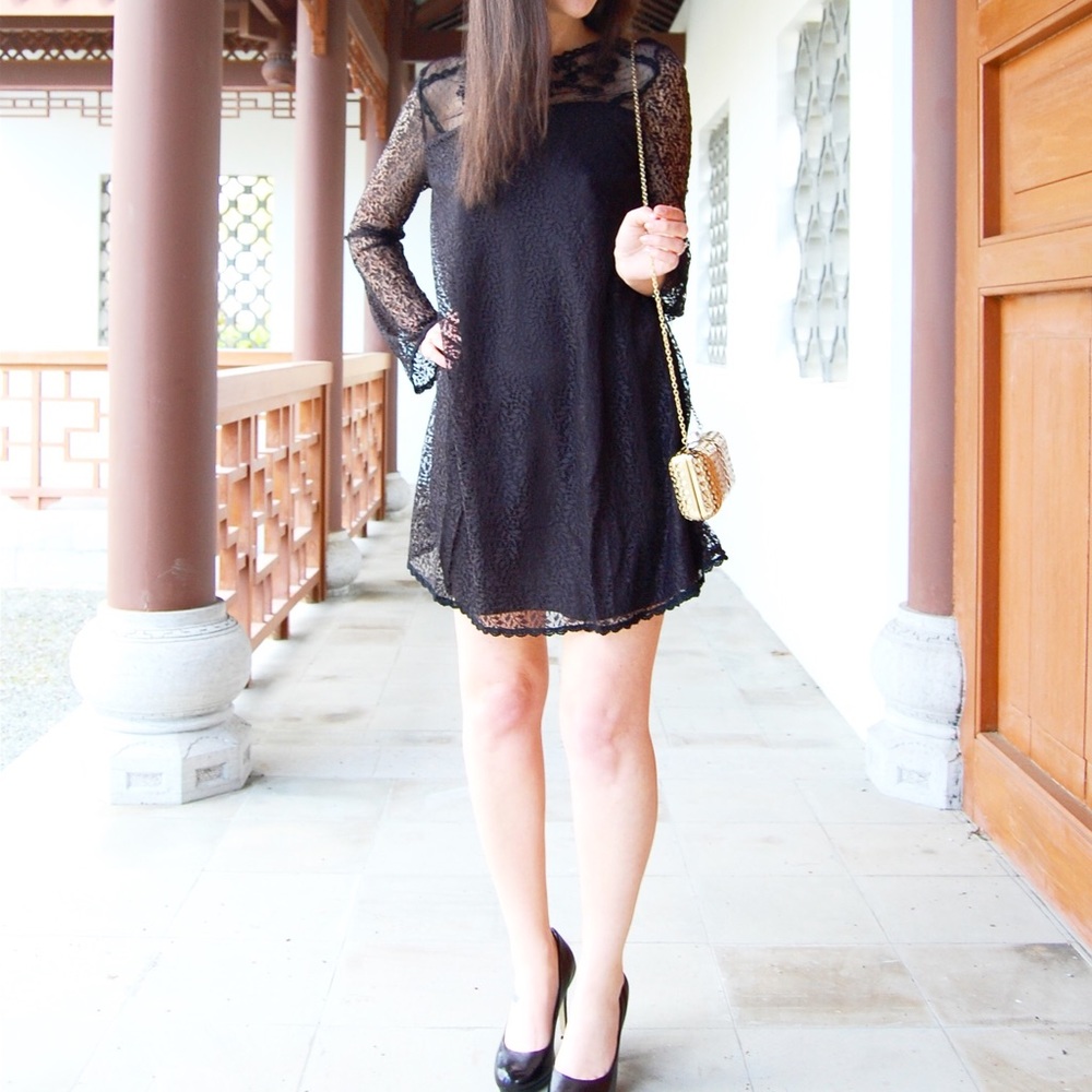 Bixby Creek Black Lace Dress - Picture 4 of 8