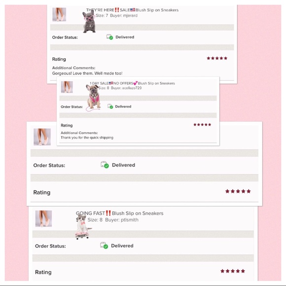 1 LEFT‼️FINAL SIZE 6 CLEARANCE ‼️Blush Slip On's - Picture 7 of 7