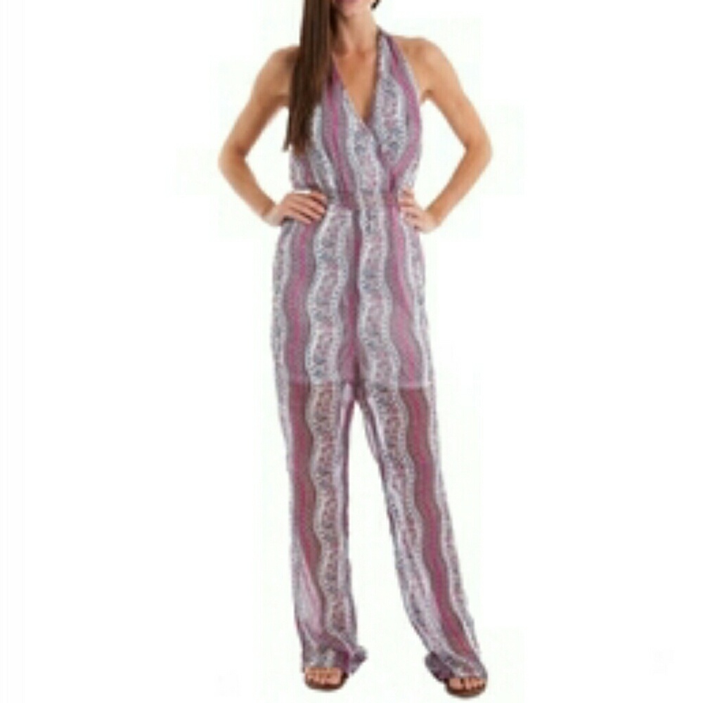 Lightweight Printed Romper Jumpsuit