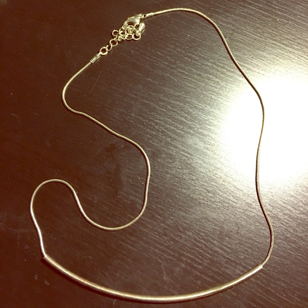 large half bangle necklace