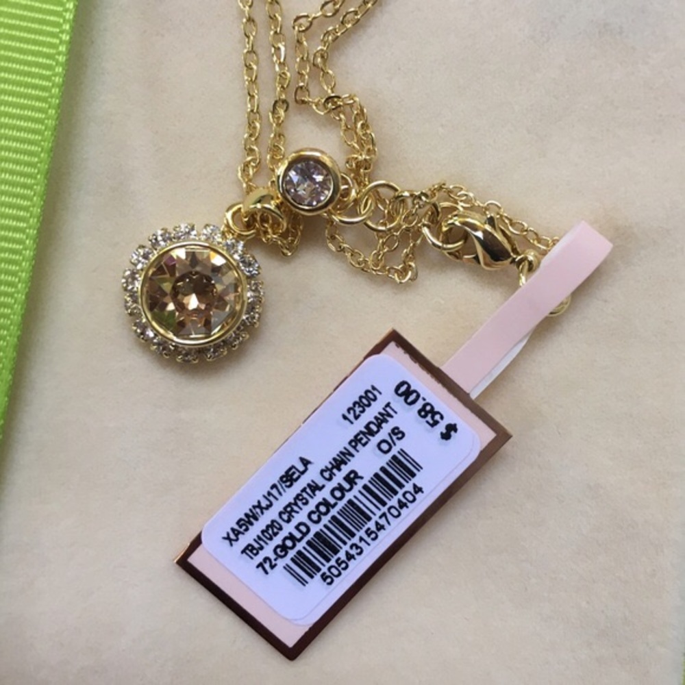 Ted Baker Crystal Pendanf Necklace