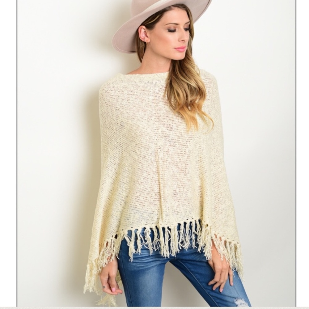 Fringed Festival Poncho
