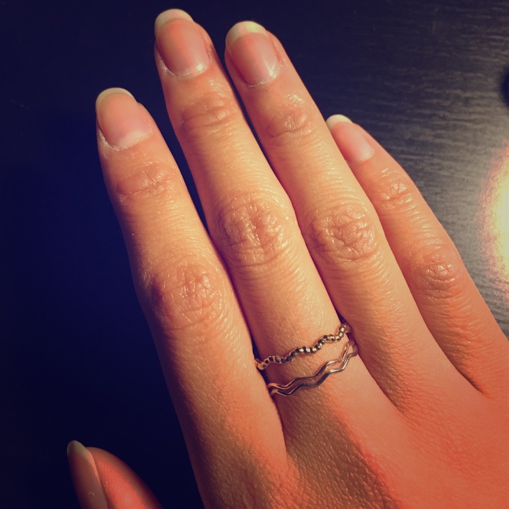 wave rings（set of 3）