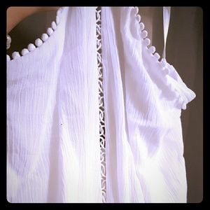 Off white full length jumpsuit
