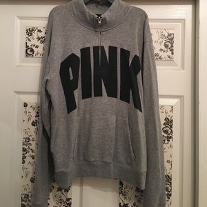 PINK Quarter Zip Sweater