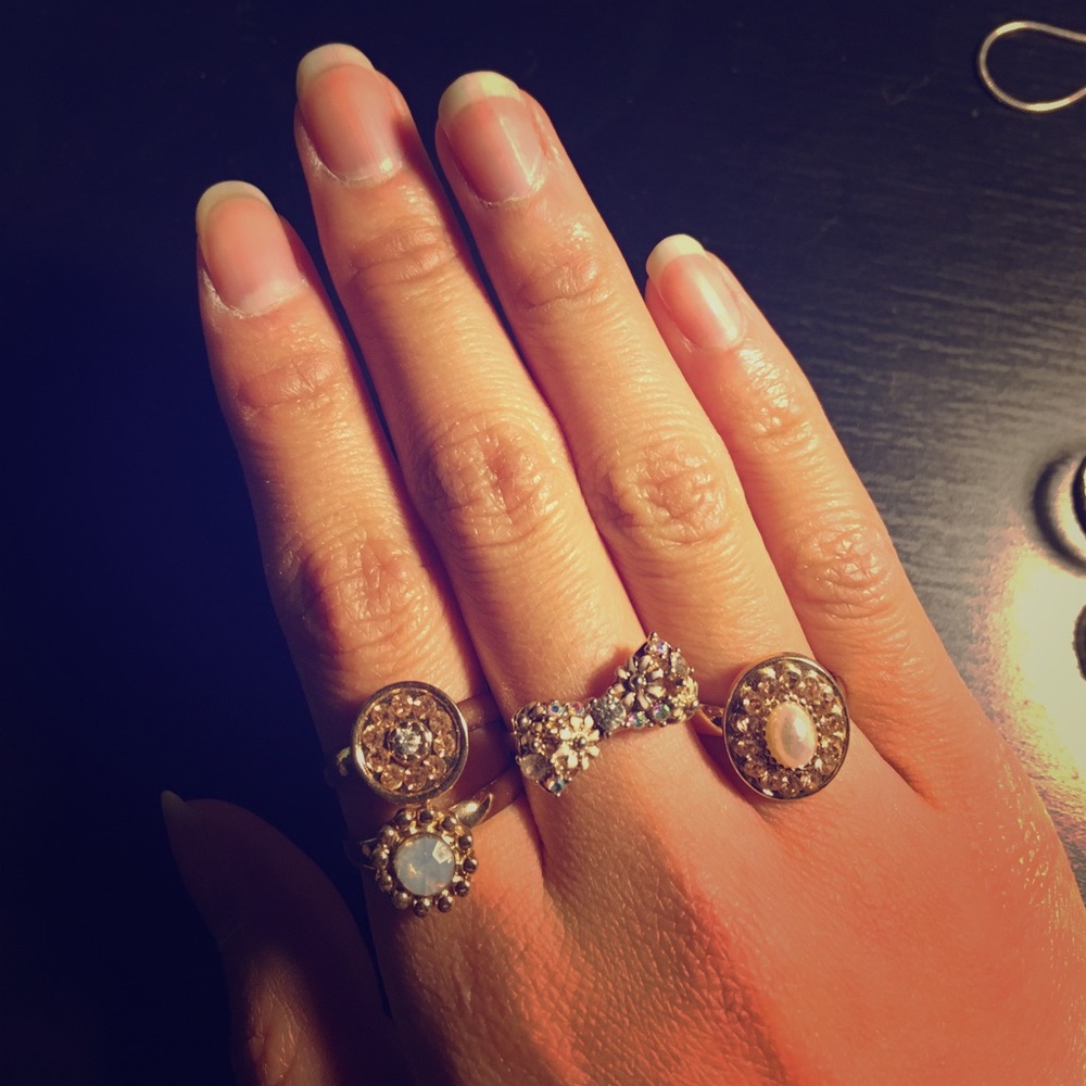 Princese rings（set of 4）