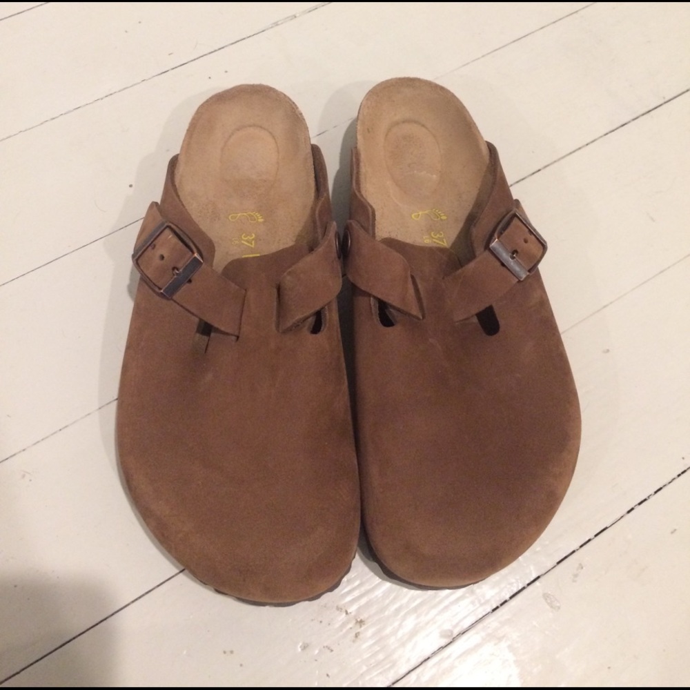 Birkenstock clogs shoes brown 37/6