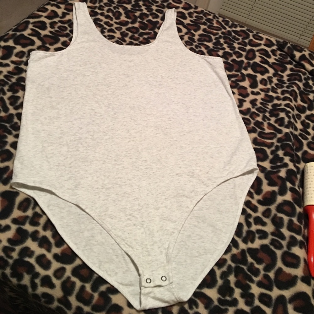 Re-Posh GAP Heather Ash Grey XXL Bodysuit