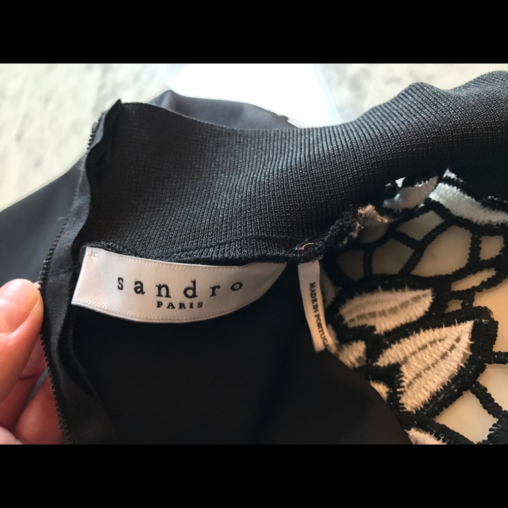 SANDRO Embroidered Lace Top - Brand New w Tags - Picture 8 of 8