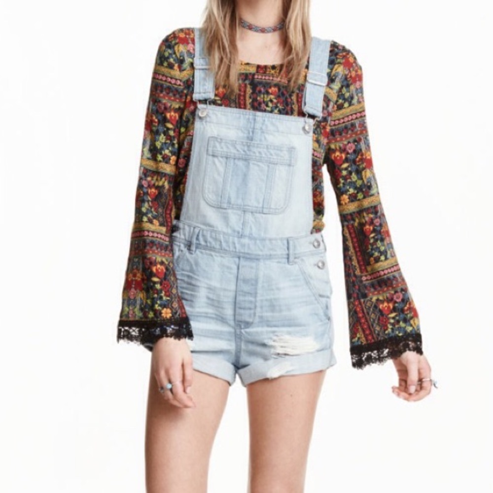 H&M loves Coachella Shortalls (overalls)