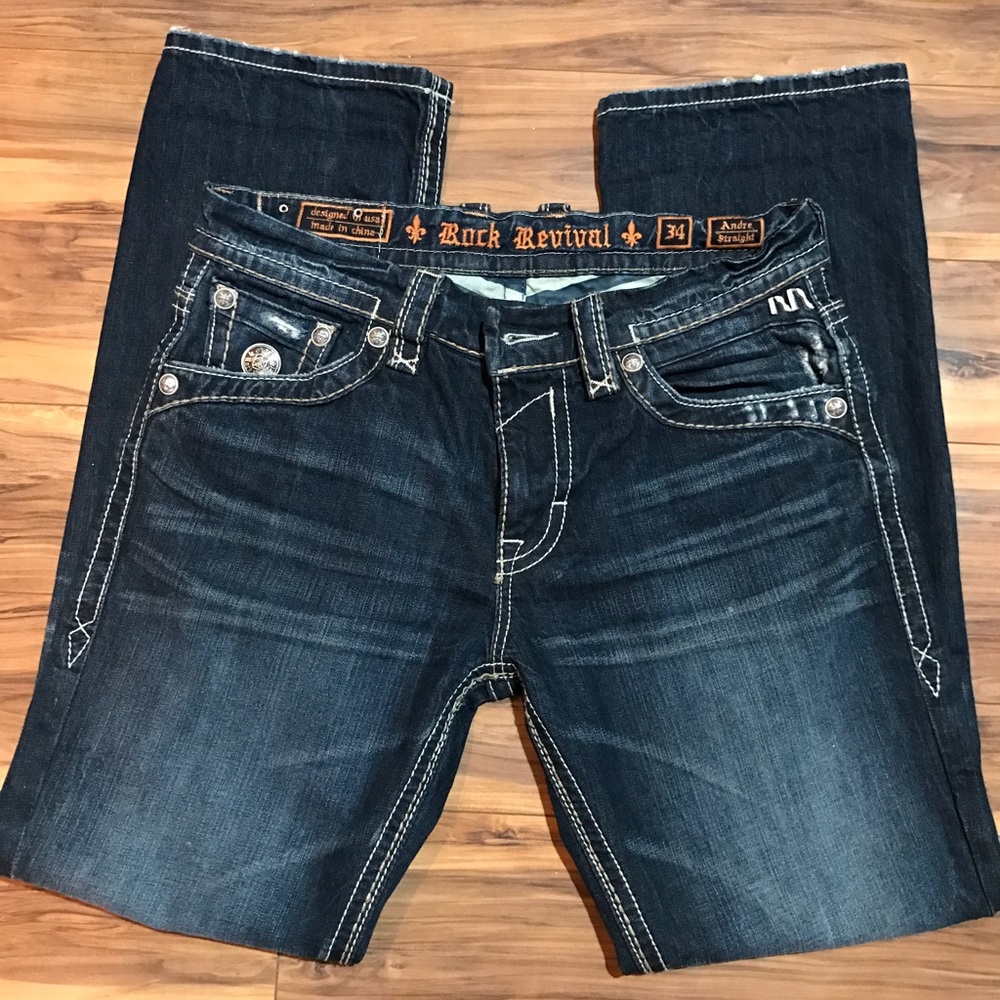Men's Rock Revival Jeans size 34