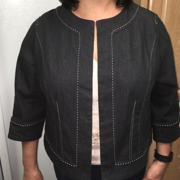 Dress barn denim jacket - Picture 4 of 5
