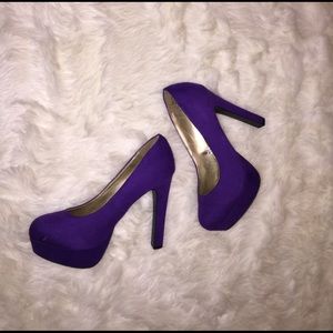 Purple Pumps Size 7