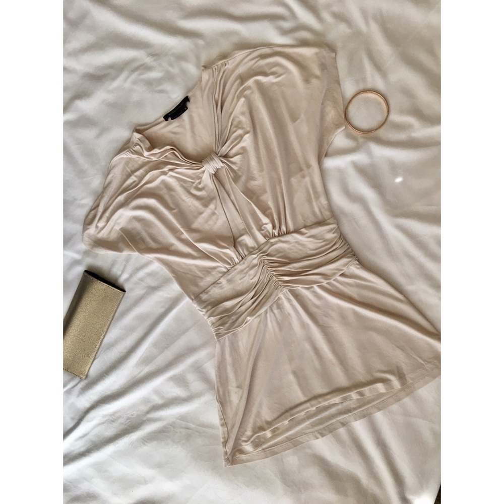 BCBG Maxazria Cream Blouse