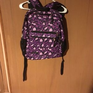 Beautiful cheetah print backpack
