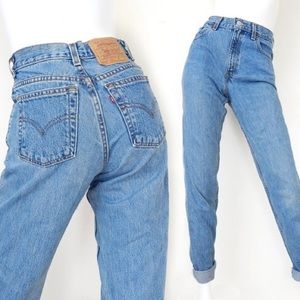 Levi's high waisted mom jeans