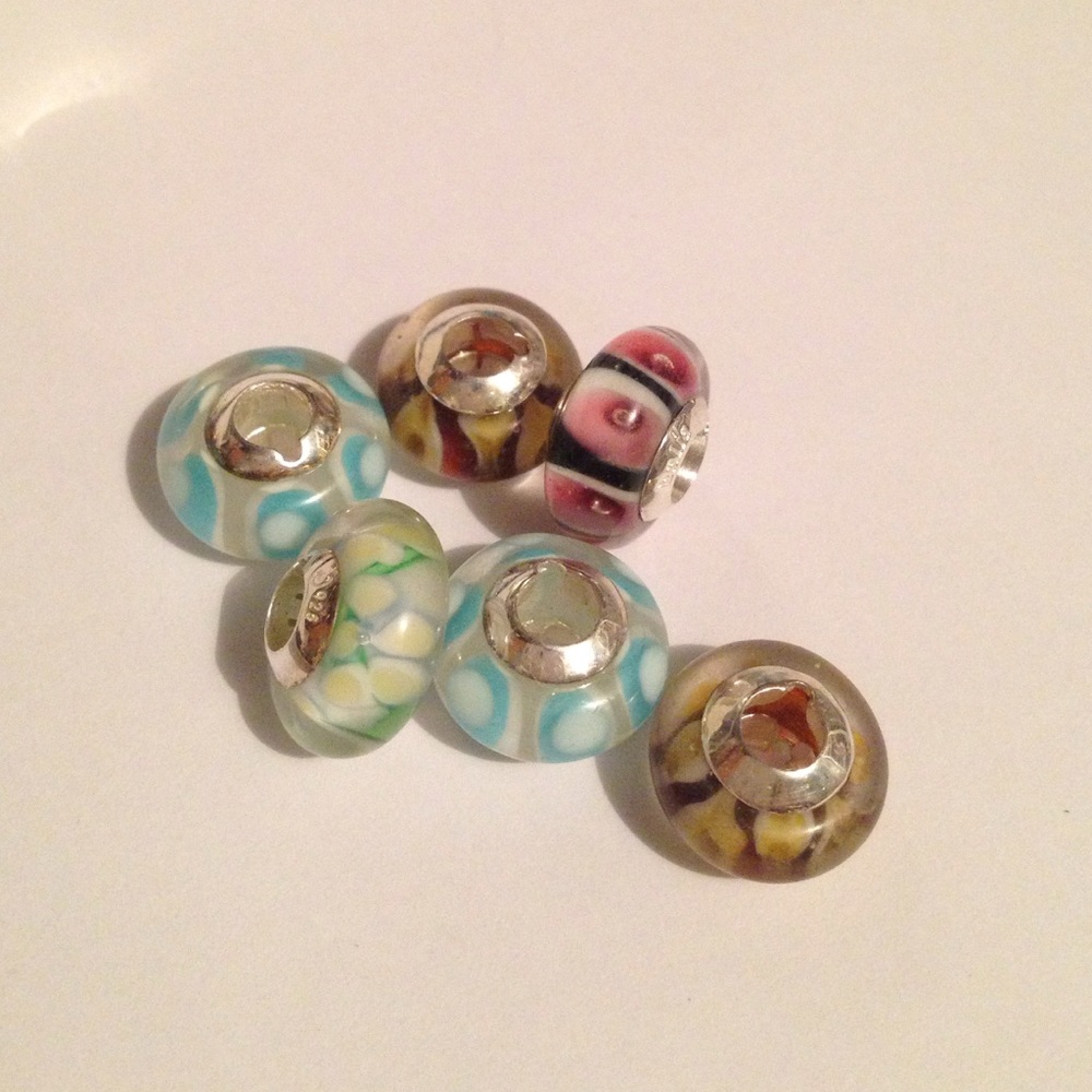 Halia Torino Glass Beads-Set of 6