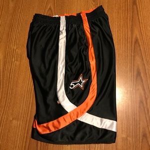 Reversible 5 star basketball shorts