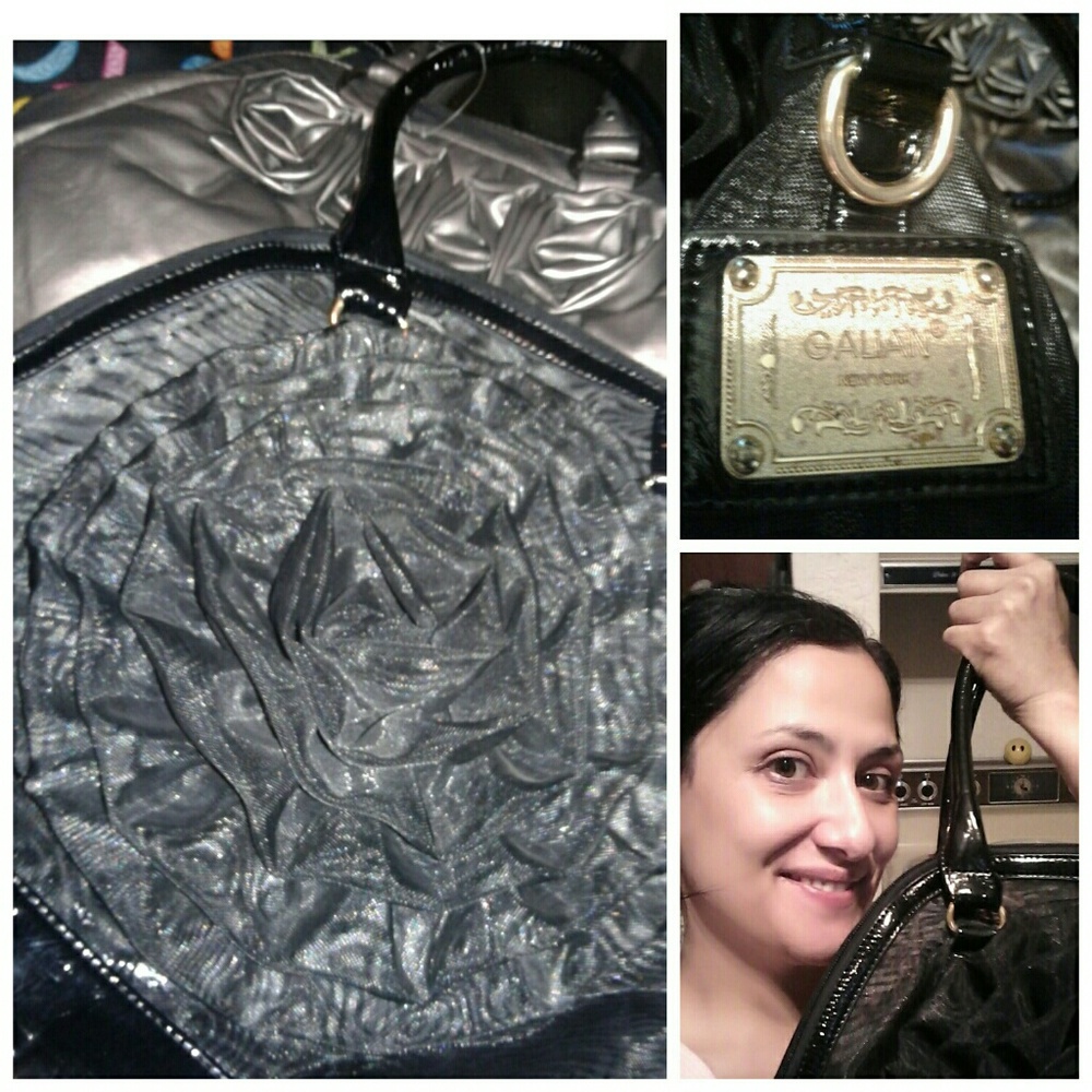 get now!Black.flower purse