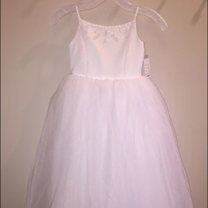 David's Bridal Brand - White dress - Size 5 - NWT