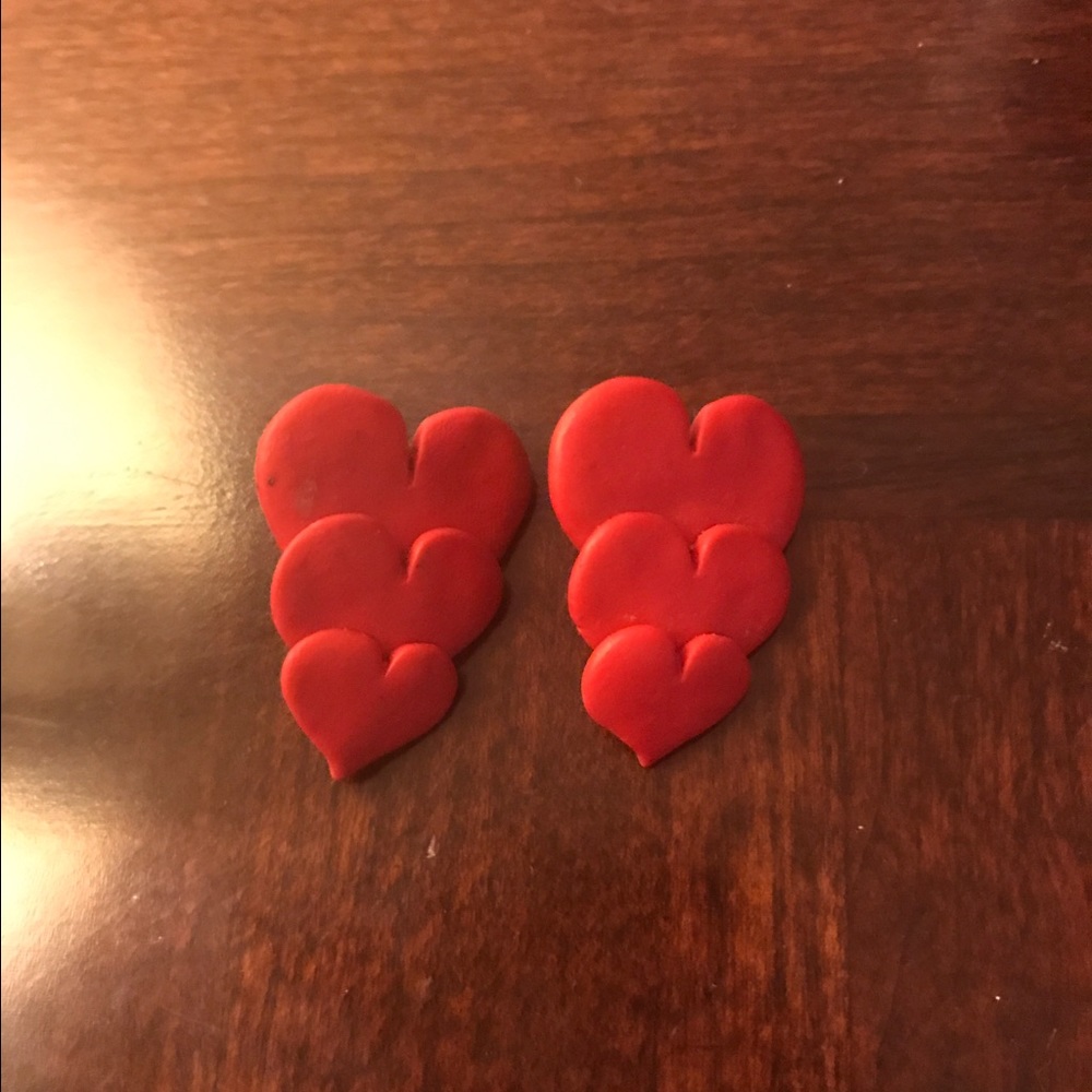Cute Heart Pieced Earrings