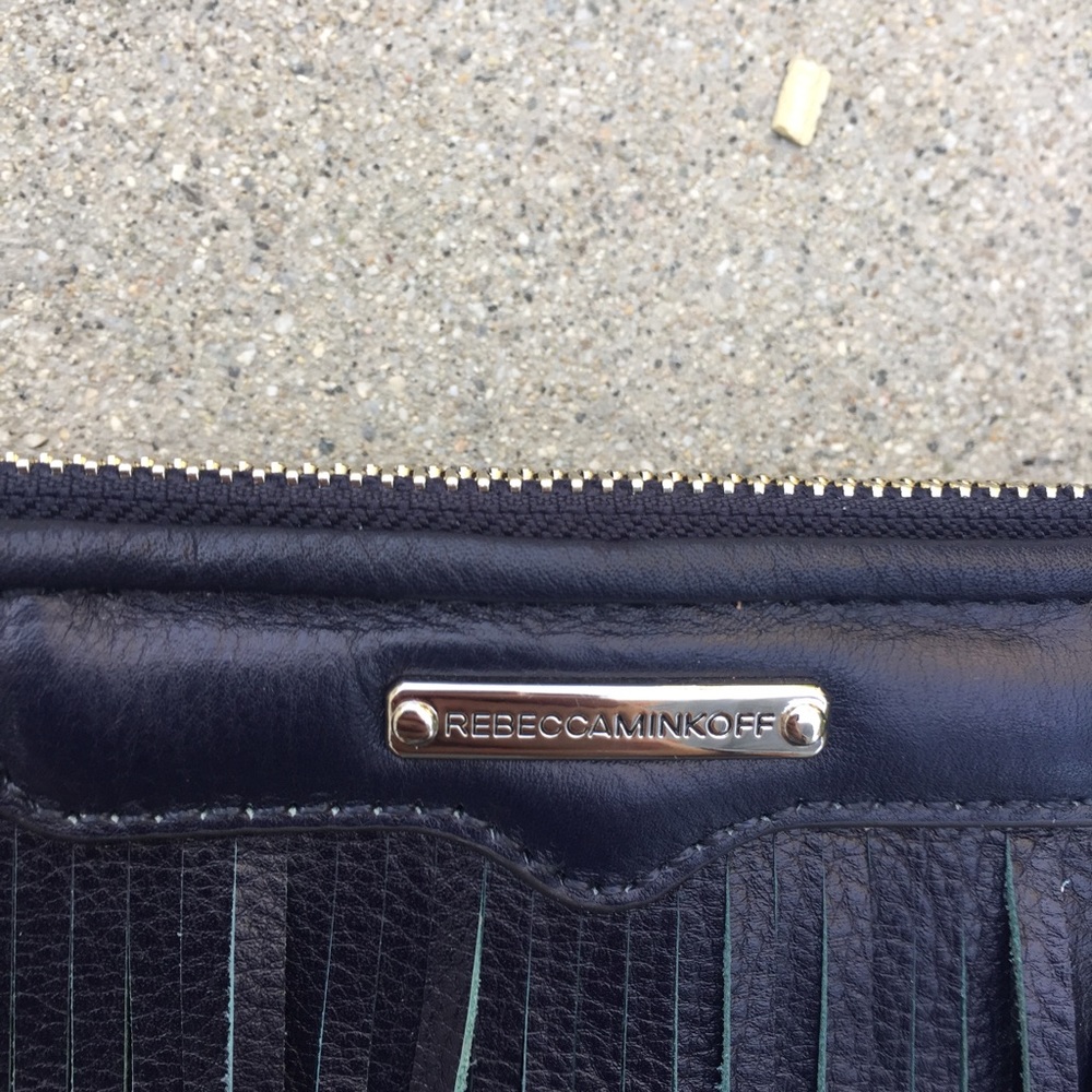 ❌SOLD❌ Rebecca Minkoff Blue Finn Leather Purse - Picture 4 of 8