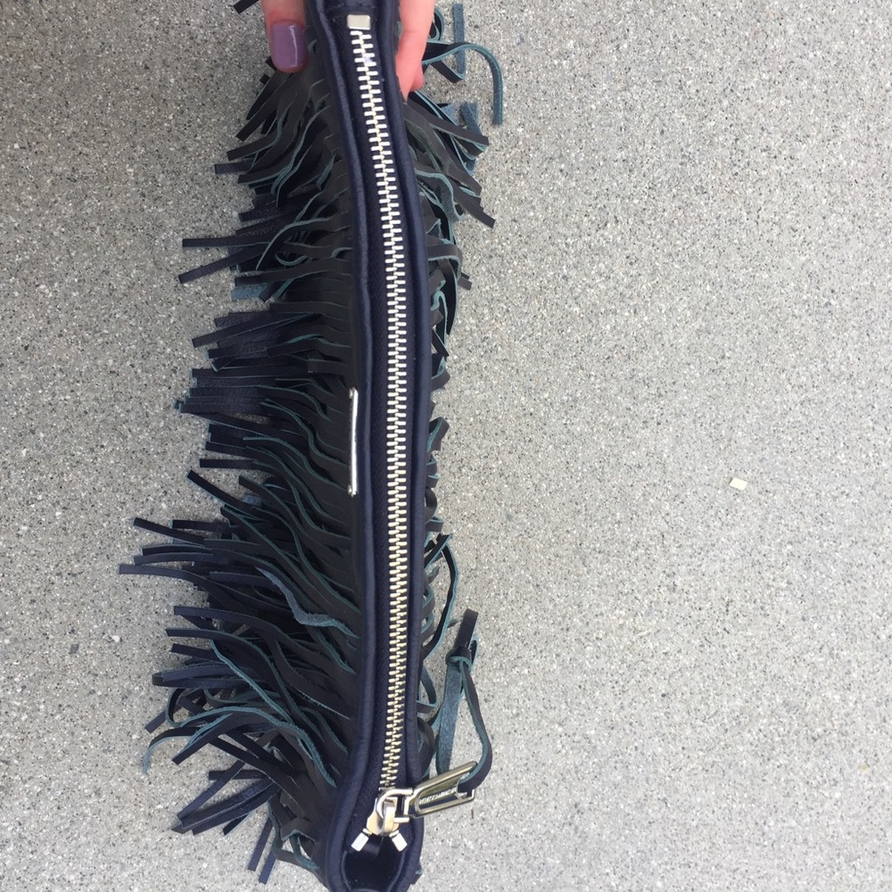 ❌SOLD❌ Rebecca Minkoff Blue Finn Leather Purse - Picture 5 of 8