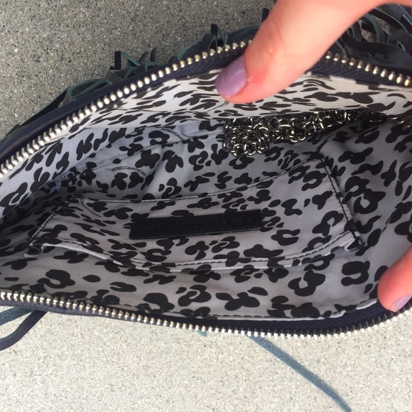❌SOLD❌ Rebecca Minkoff Blue Finn Leather Purse - Picture 6 of 8
