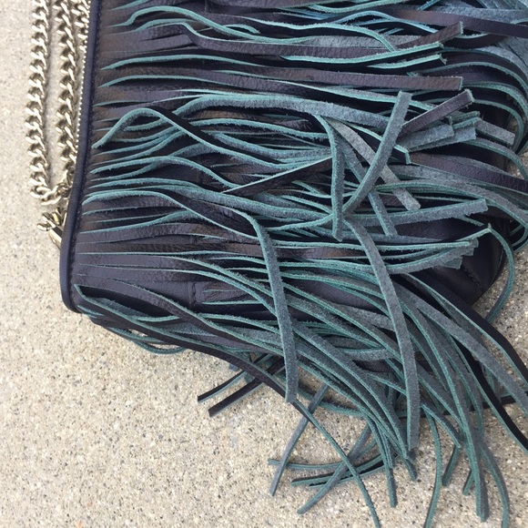 ❌SOLD❌ Rebecca Minkoff Blue Finn Leather Purse - Picture 8 of 8