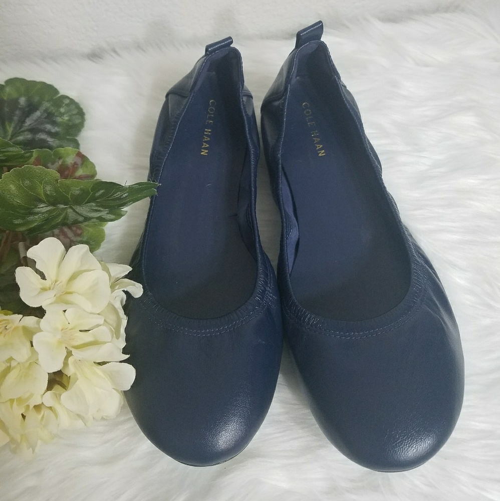 Cole Haan Navy Blue Flats - Brand New