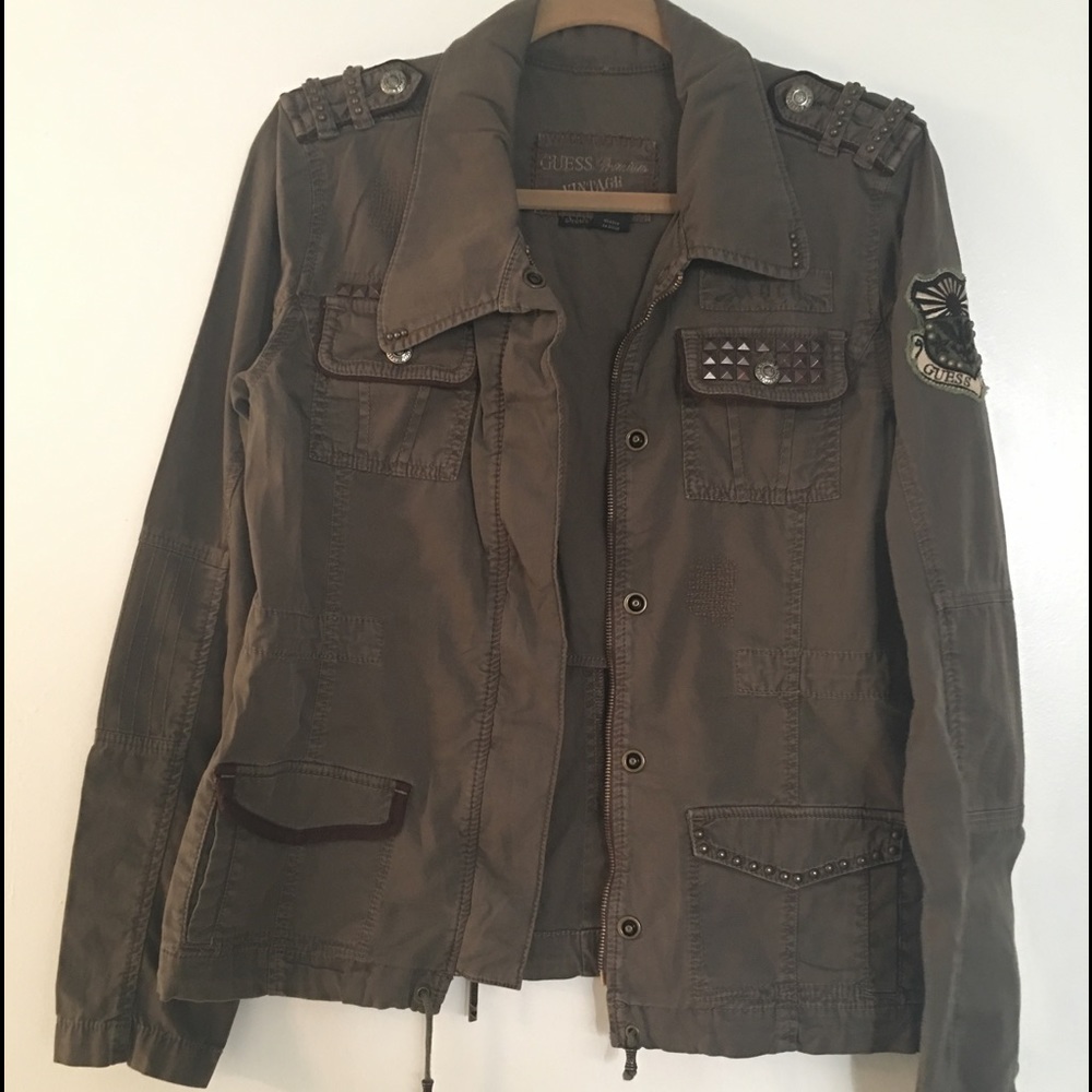Vintage Guess Military inspired coat