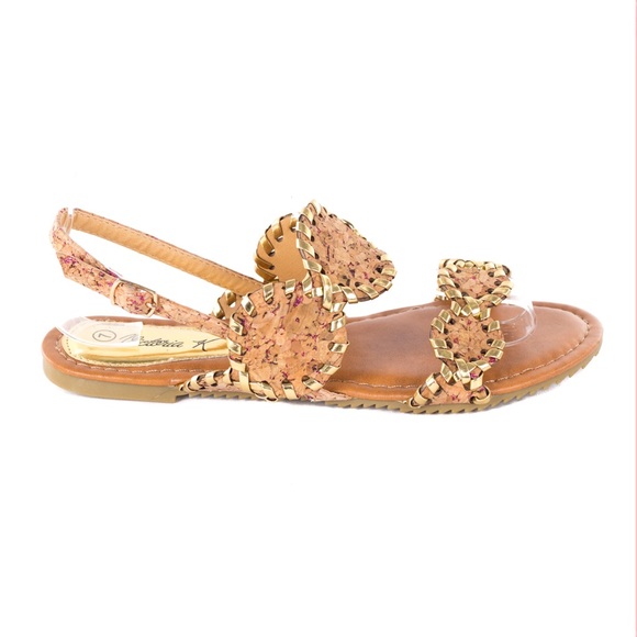 Women Pink Slingback Thong Flat Sandals S1987 - Picture 3 of 4