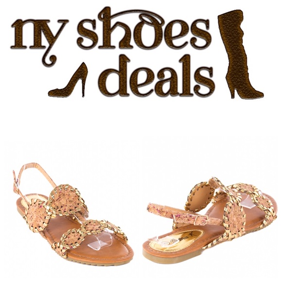 Women Pink Slingback Thong Flat Sandals S1987 - Picture 2 of 4