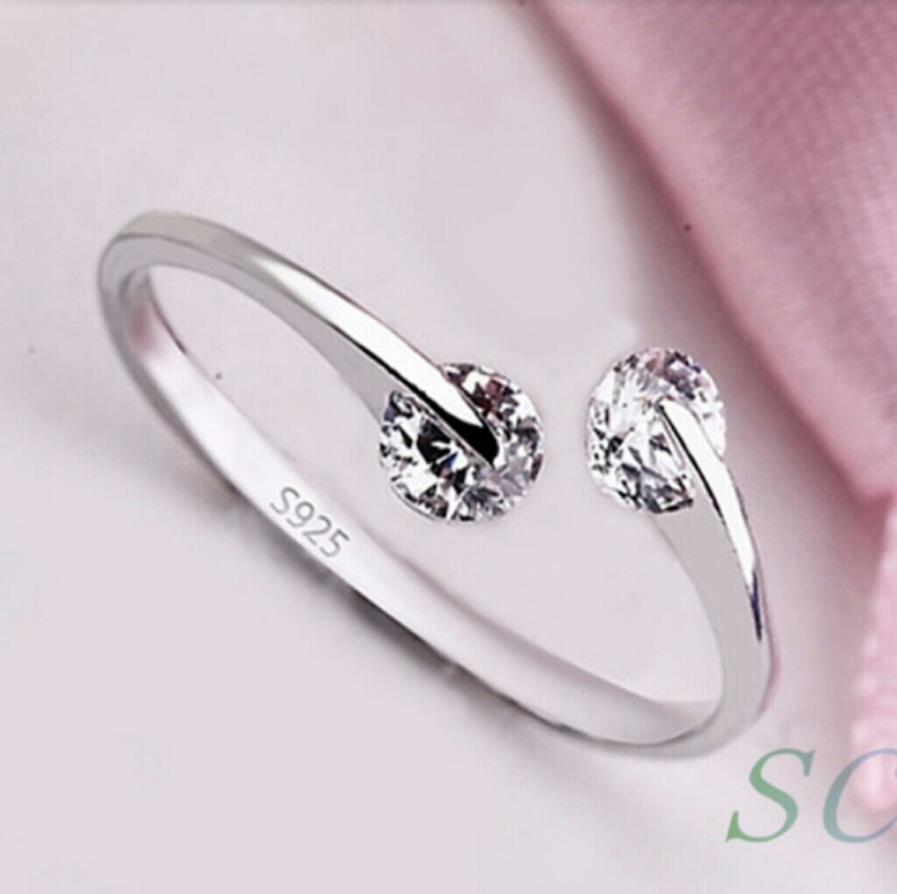Sterling silver promise ring