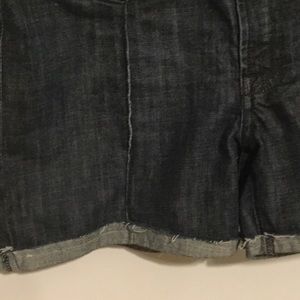 7 For All Mankind Shorts - Dark Wash CutOff Jean Shorts 7 For All Mankind Shorts - Dark Wash CutOff Jean Shorts